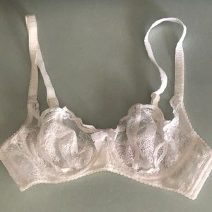 Agent Provocateur “Love” Bra in white lace